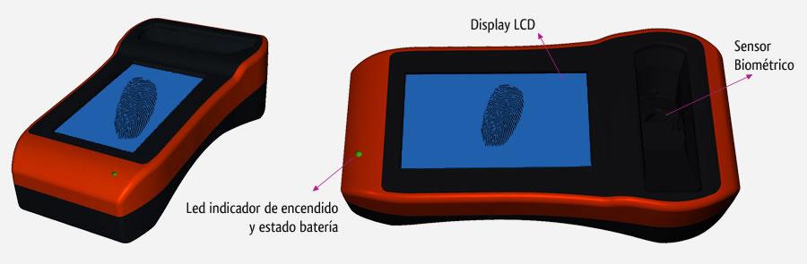 HSC-MP Terminal móvil biométrico para pagos